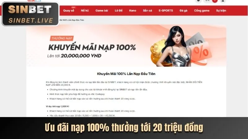 Thưởng chào mừng thành viên mới ok8336 đăng nhập